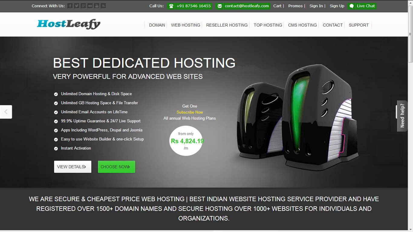 online web hosting